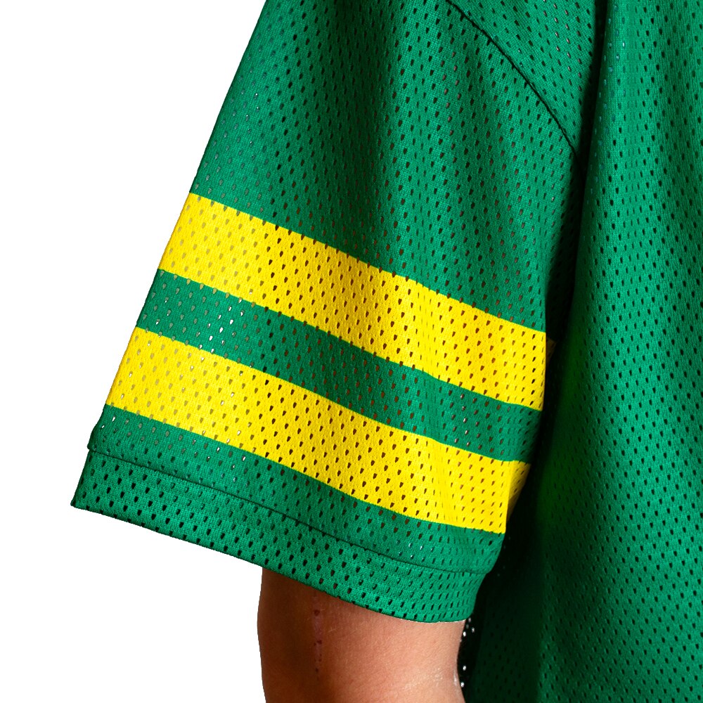 Arched Oregon, Zoozatz, Green, Crop Top, Polyester, Women, Football, Mesh, T-Shirt, 796949